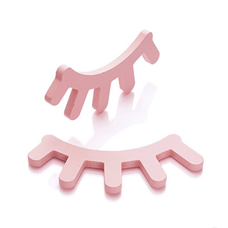 PESTAÑAS CON AUTOADHESIVO PARA PARED ROSA