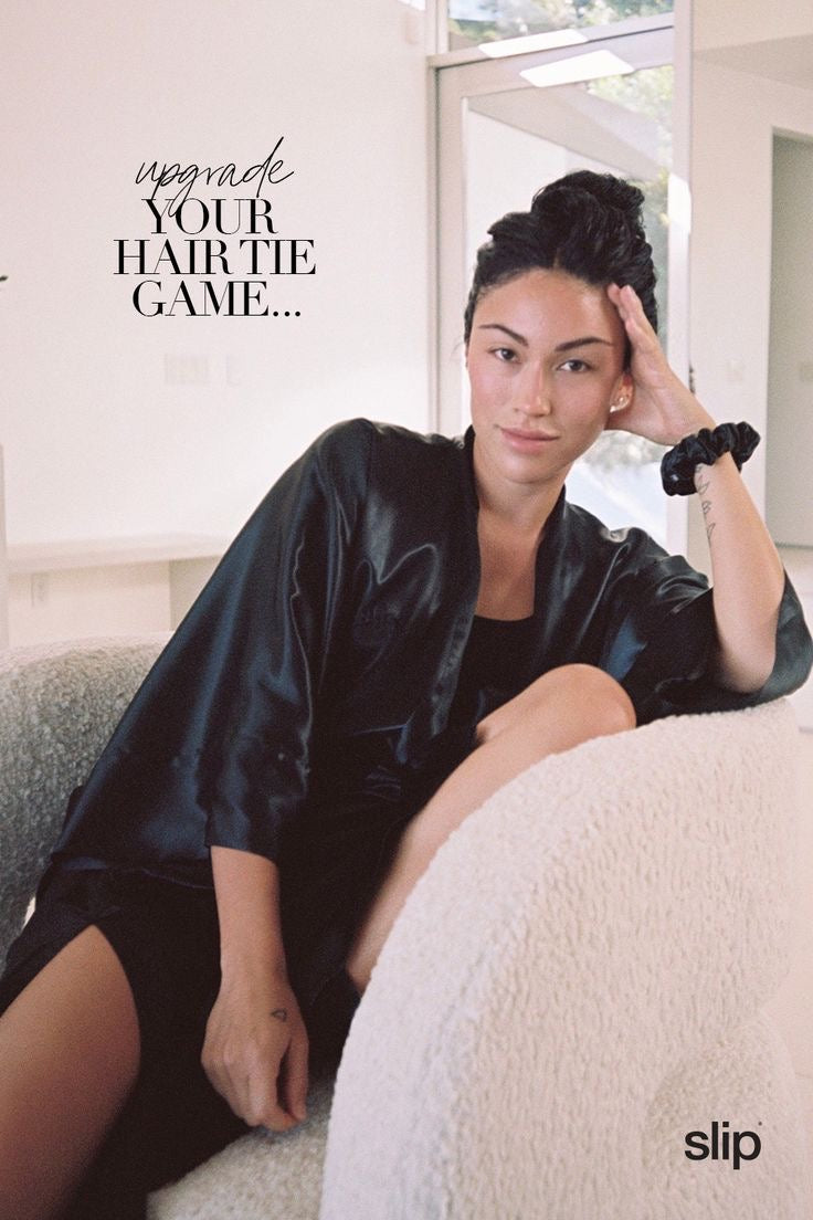 BATA DE CAMA NEGRA SLIP