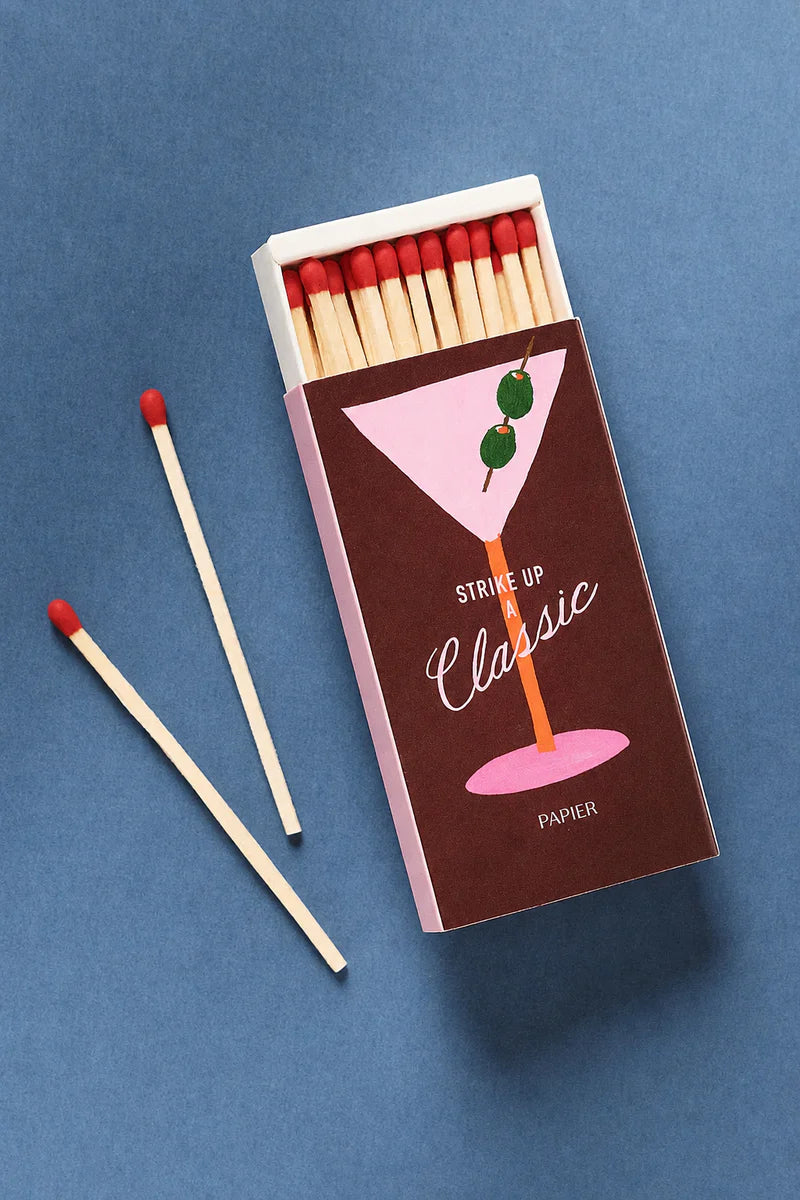 FÓSFOROS EN CAJA CLASSIC COCKTAIL