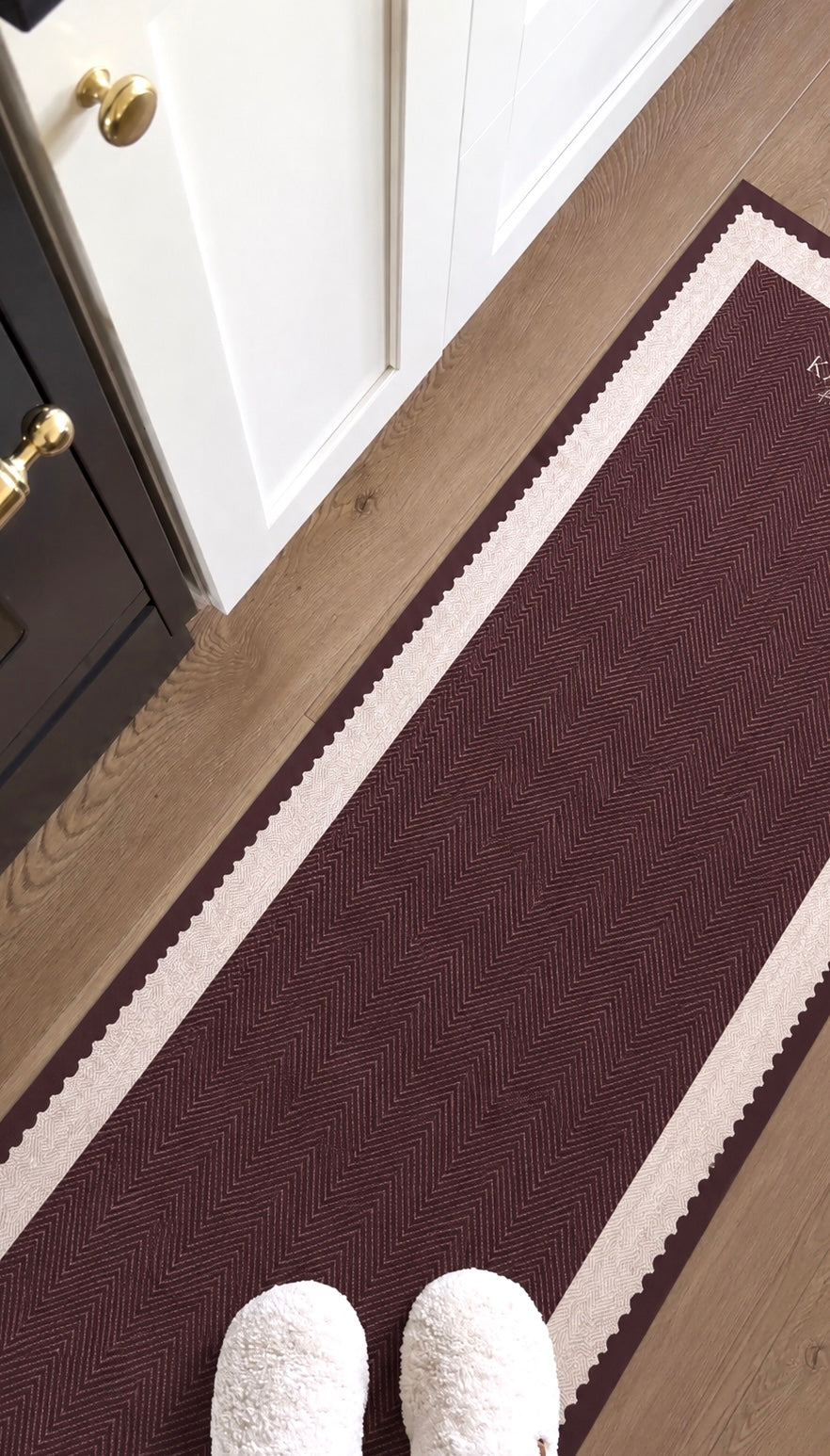 ALFOMBRA SIMIL YUTE BURGUNDY