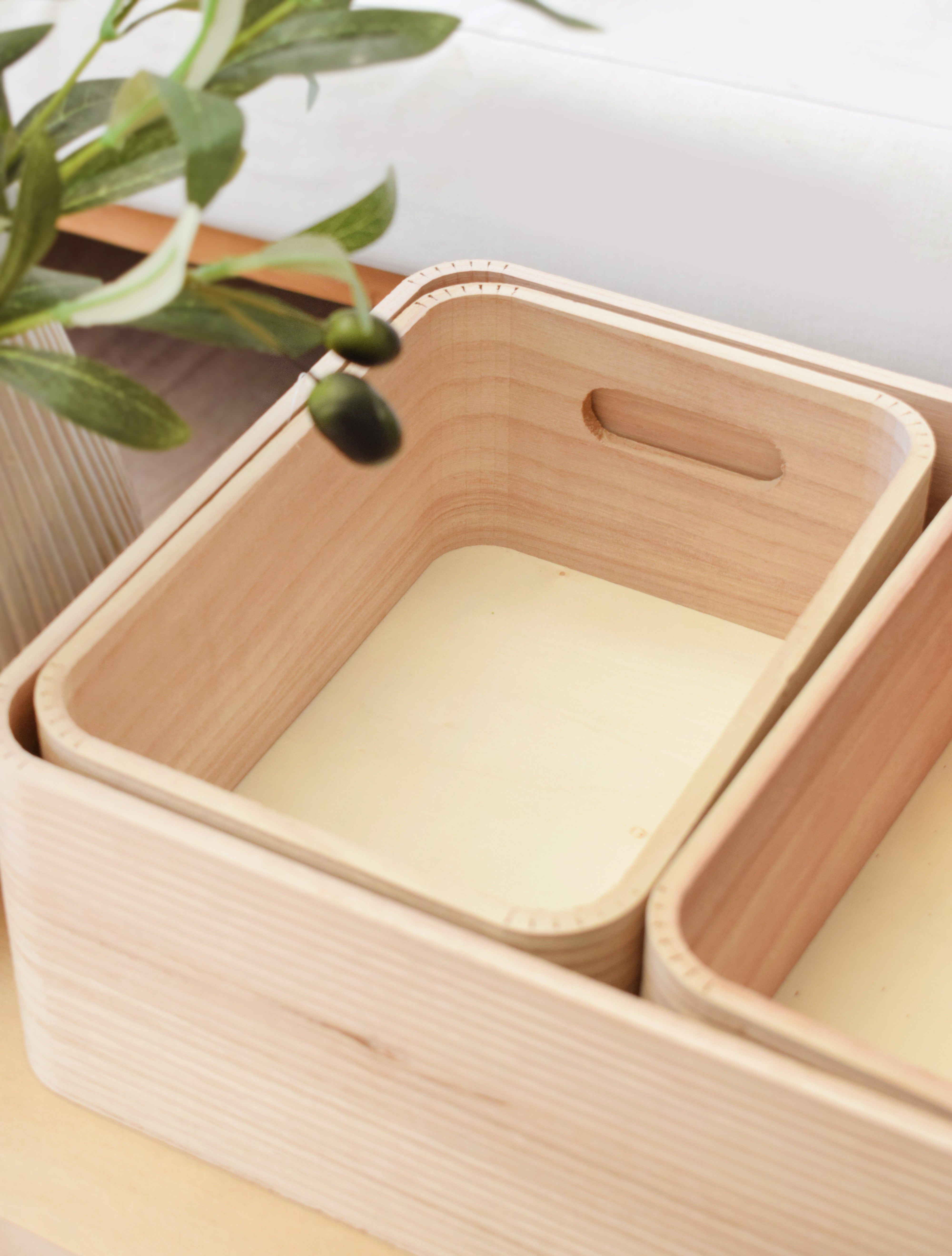 ORGANIZADORES MADERA SET X 3