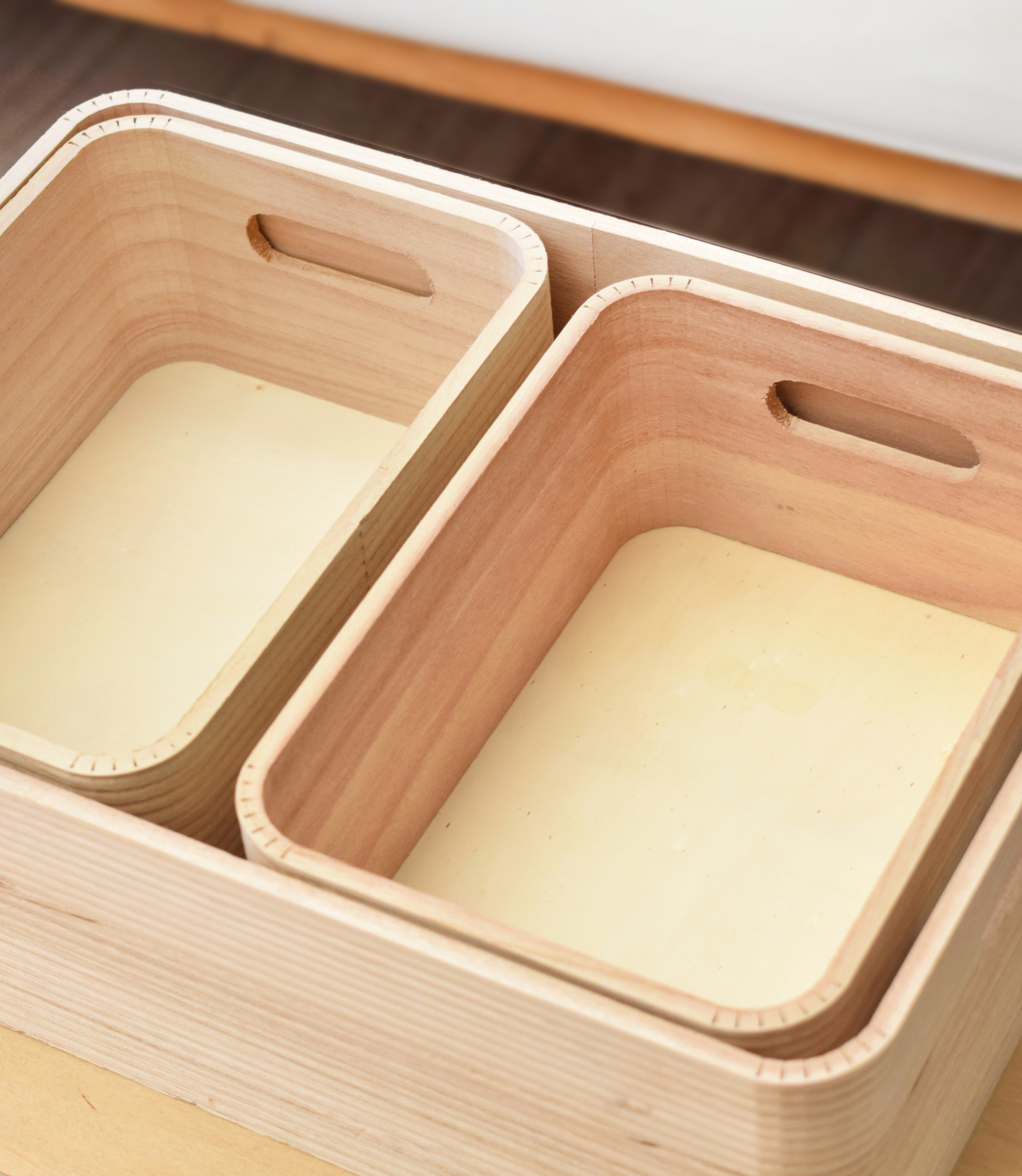 ORGANIZADORES MADERA SET X 3