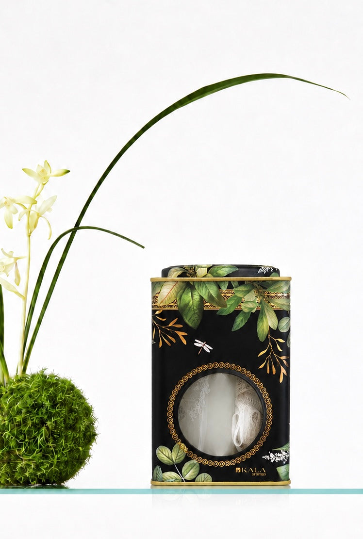 LATA GREEN LEAVE CON SHOWER Y ESPONJA