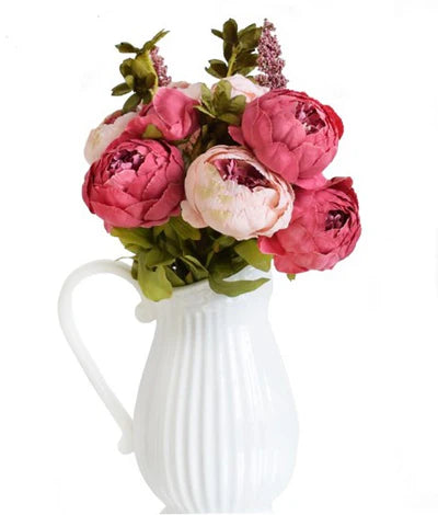 RAMO PEONIAS - ROSA COMBINADAS