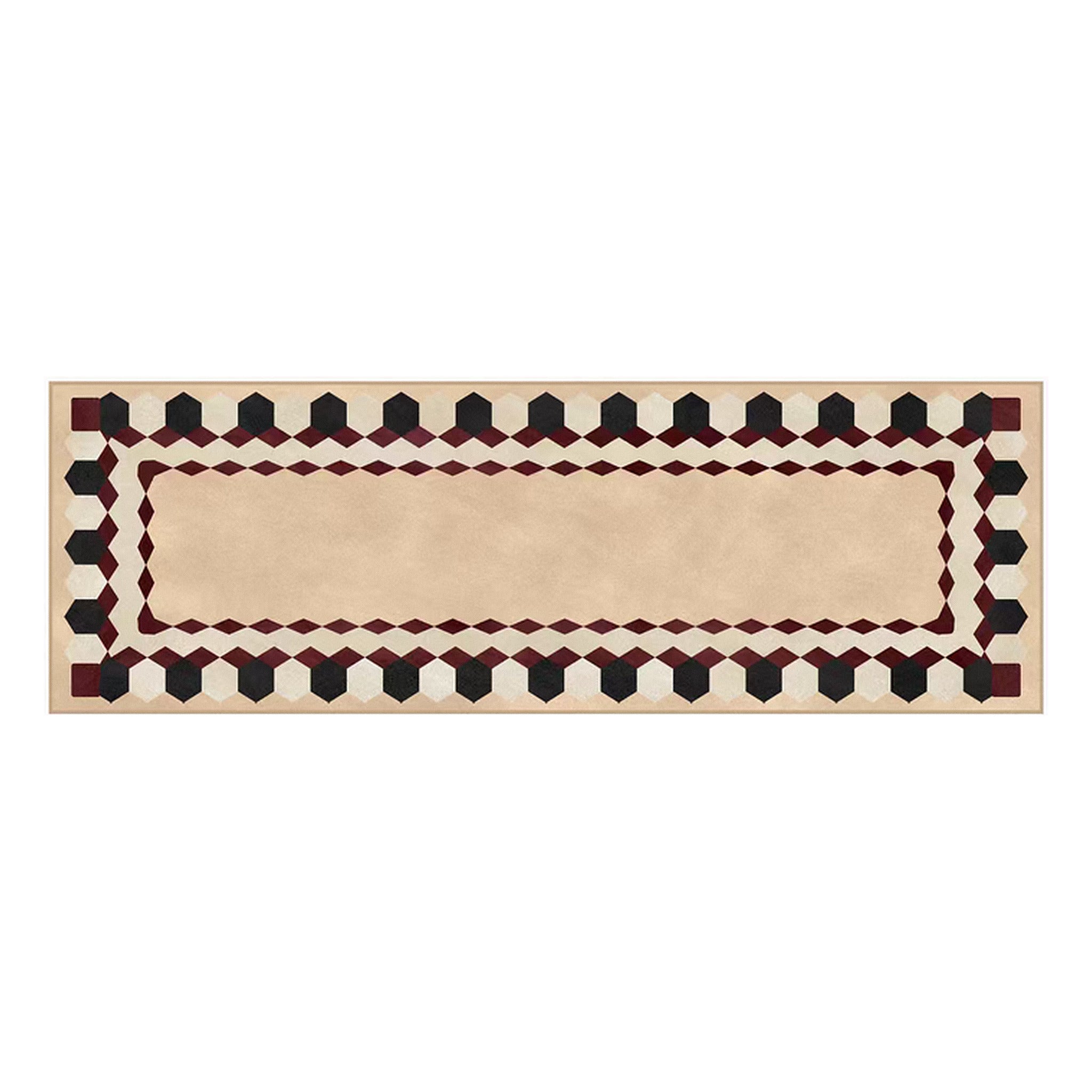 ALFOMBRA MOSAIC BORDO