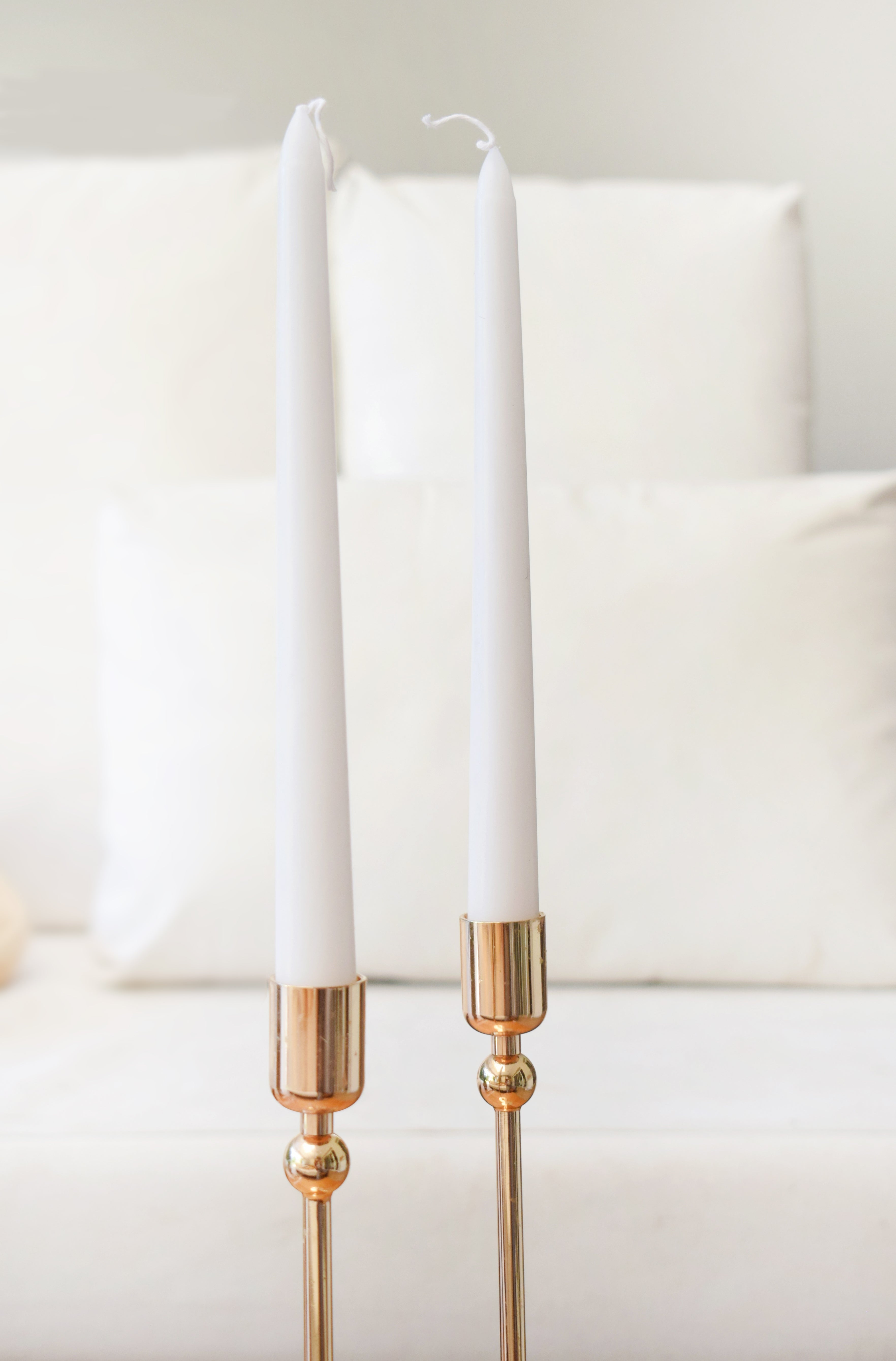 VELAS SET X 2 BLANCAS