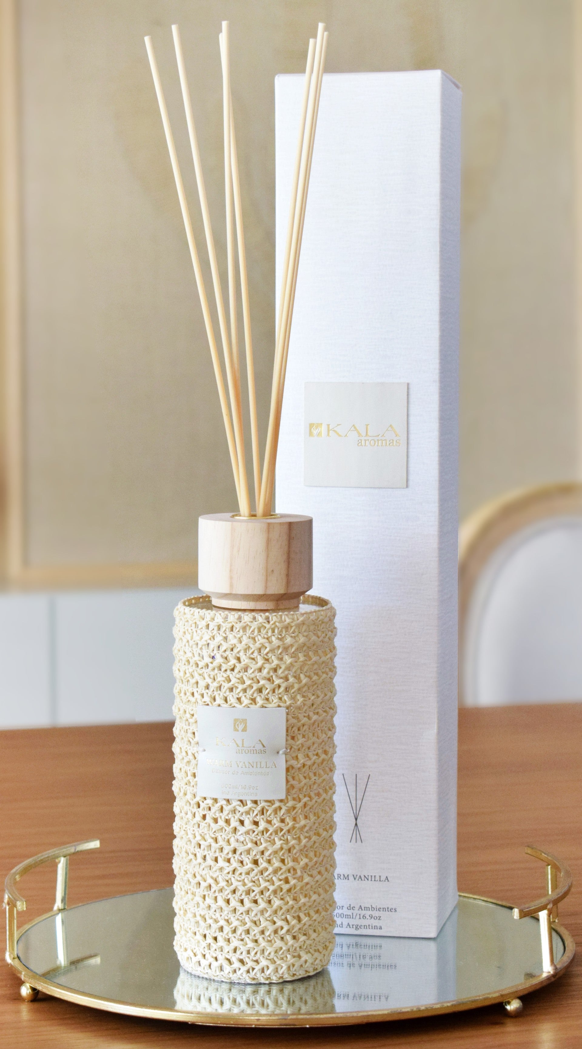 DIFUSOR VAINILLA Y MAGNOLIA 500ML