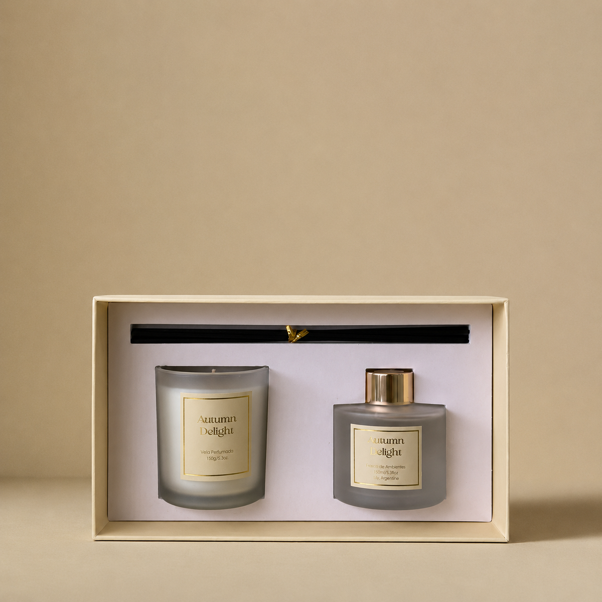 SET CHRISTMAS AUTUMN DELIGHT VELA Y DIFUSOR