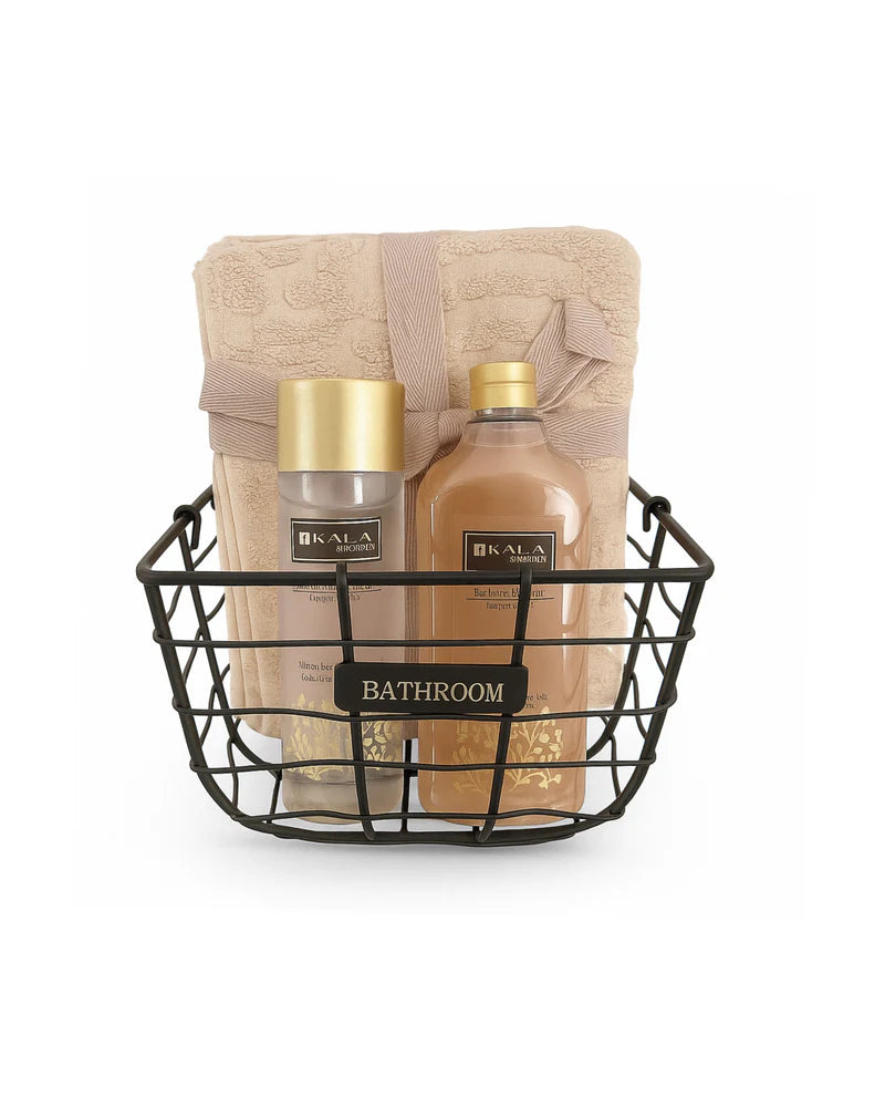 SET DE REGALO CON CANASTO Y BOLSA