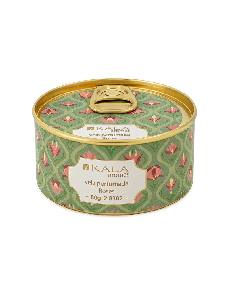 VELA PERFUMADA LATA ROSES