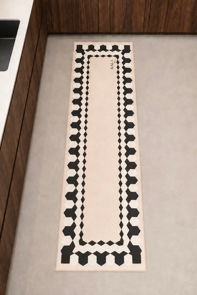 ALFOMBRA MOSAIC MARRON