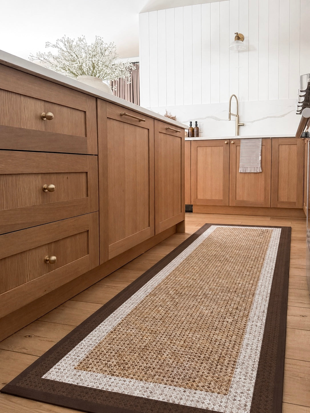 ALFOMBRA SIMIL YUTE CON BEIGE