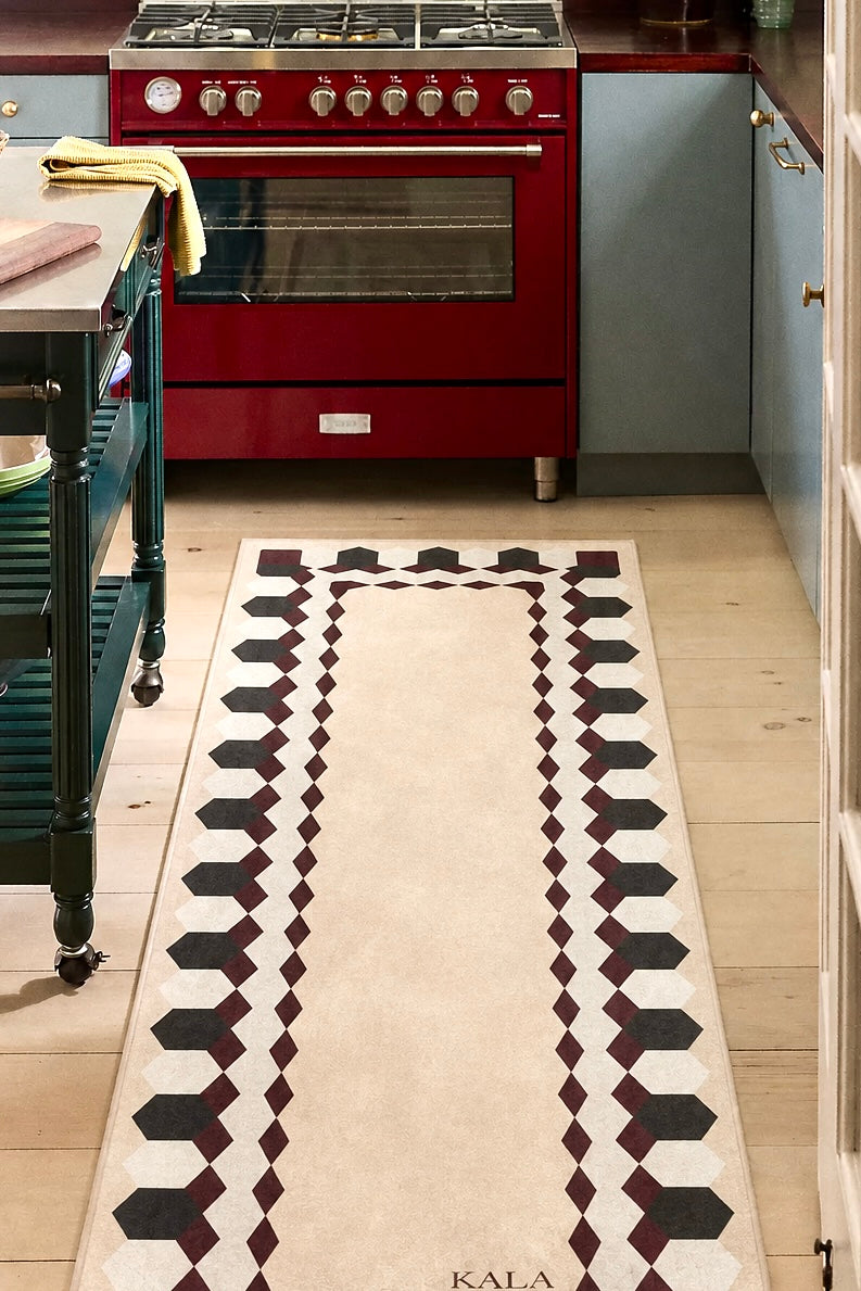 ALFOMBRA MOSAIC BORDO