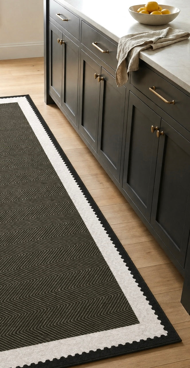 ALFOMBRA SIMIL YUTE VERDE