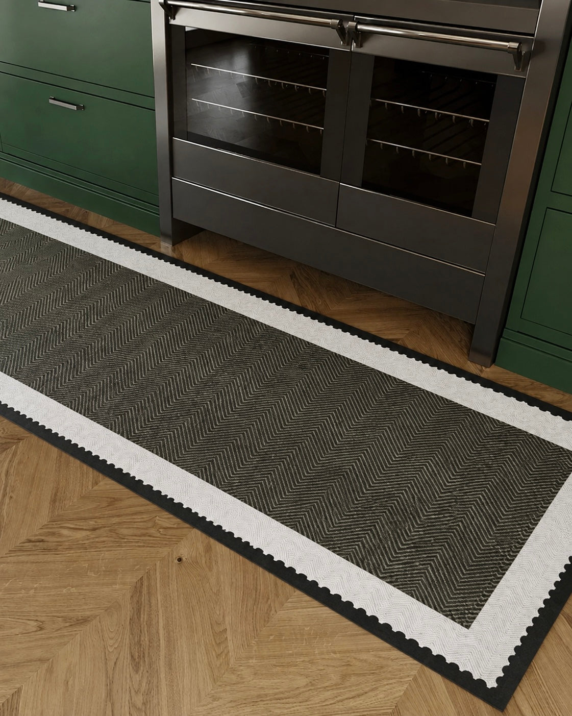 ALFOMBRA SIMIL YUTE VERDE