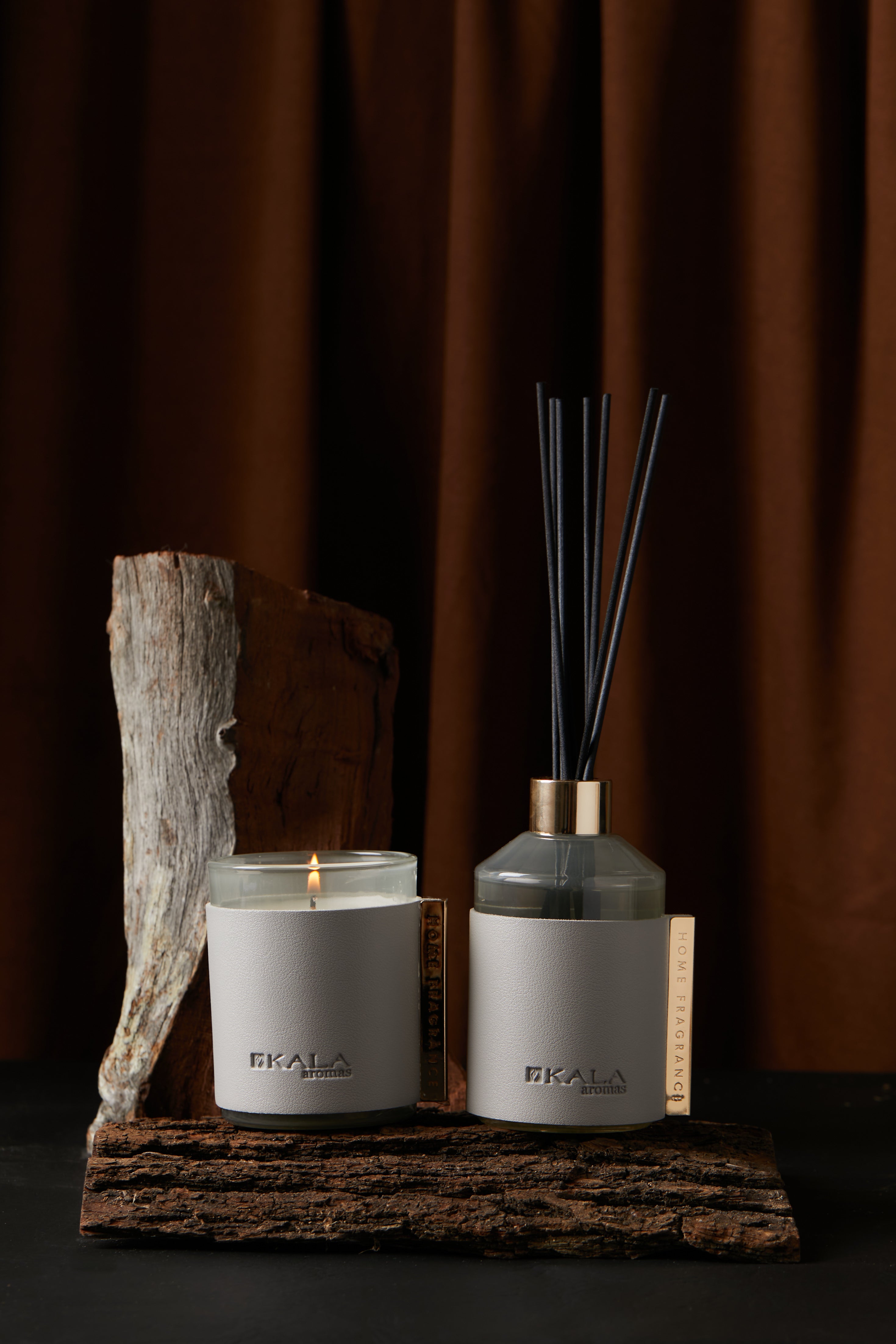 DIFUSOR LEATHER AND WOOD